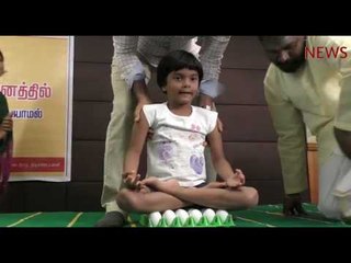 Yoga on eggs, yes, you heard that right!