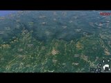 Google Earth View of Madikeri