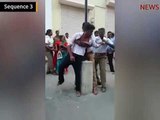 Video: Chennai traffic cops assault woman and son for riding triples on a bike