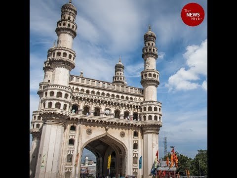 Hyderabad’s Charminar suffers damage as a chunk falls off minaret