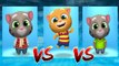 Frosty Tom vs My Talking Ginger vs My Talking Tom — Talking Tom Gold Run — Cute Puppy and Cats