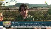 España: líderes independentistas catalanes arriban a cárceles