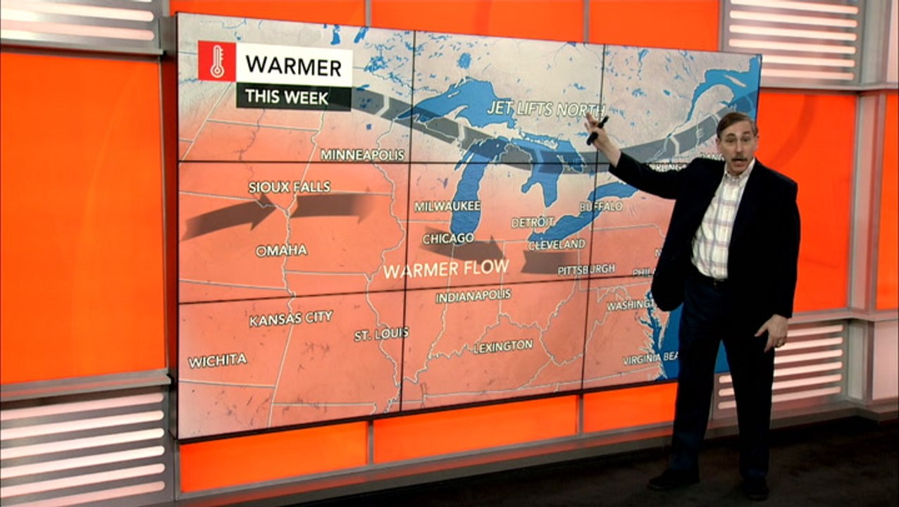 Summertime weather grips Midwest and East, an u...