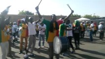 جماهير السنغال أمام بوابات ملعب الدفاع الجوي: هنكسب الجزائر