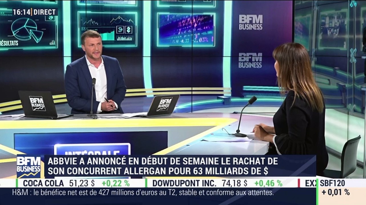 Le parcours de santé: AbbVie a annoncé en début de semaine le rachat de son concurrent Allergan pour 63 milliards de dollars - 27/06