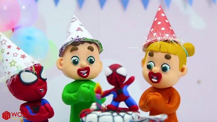 LUKA BABY BABYSITS JACK JACK FROM INCREDIBLES 2  Play Doh Cartoons For Kids