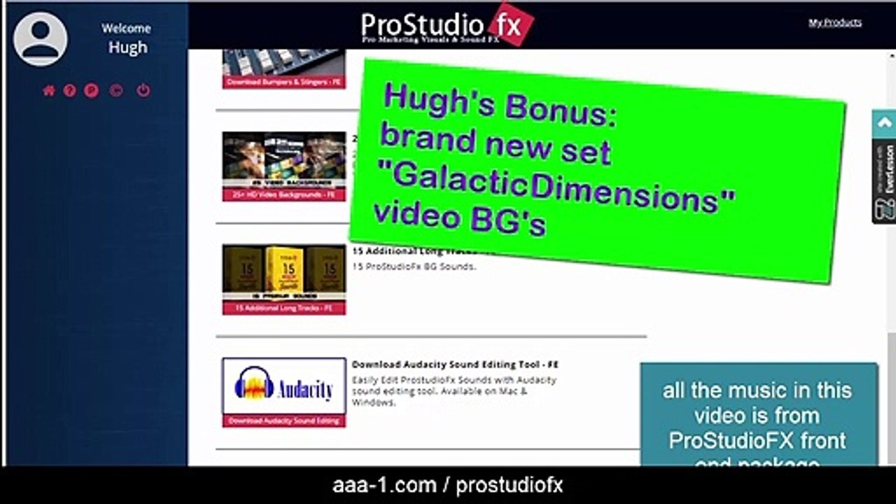 Royalty Free Music and Video Templates - ProStudioFX Review and Best Bonus