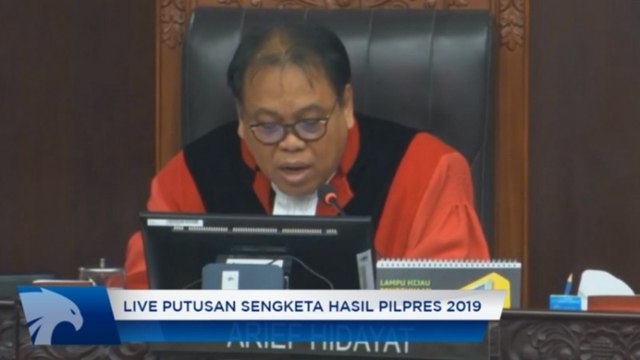Putusan Sengketa Hasil Pilpres 2019 : MK Menemukan Ketidakcermatan Dalil Pemohon