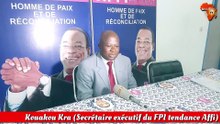 Kouakou Kra (Secrétaire exécutif du FPI tendance Affi) explique les acquis des discussions avec le gouvernement sur la réforme de la CEI