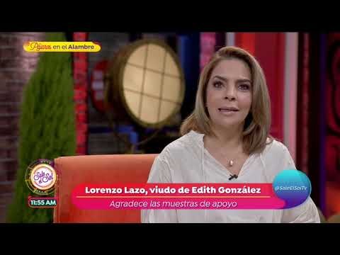 Viudo de Edith González agradece las muestras de apoyo | Sale el Sol