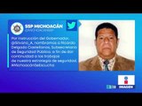 Él es el nuevo subsecretario de Seguridad en Michoacán | Noticias con Yuriria Sierra