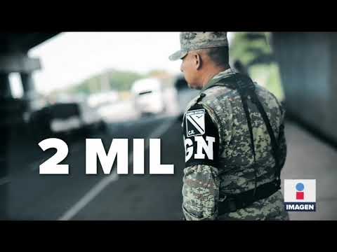 Desplazan 25 mil agentes federales contra migrantes | Noticias con Ciro Gómez Leyva