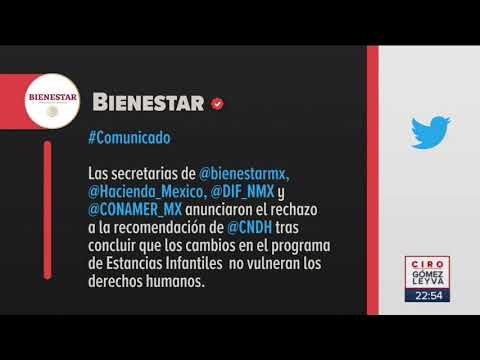 CNDH responde a Gobierno por recortes a estancias infantiles | Noticias con Ciro Gómez Leyva