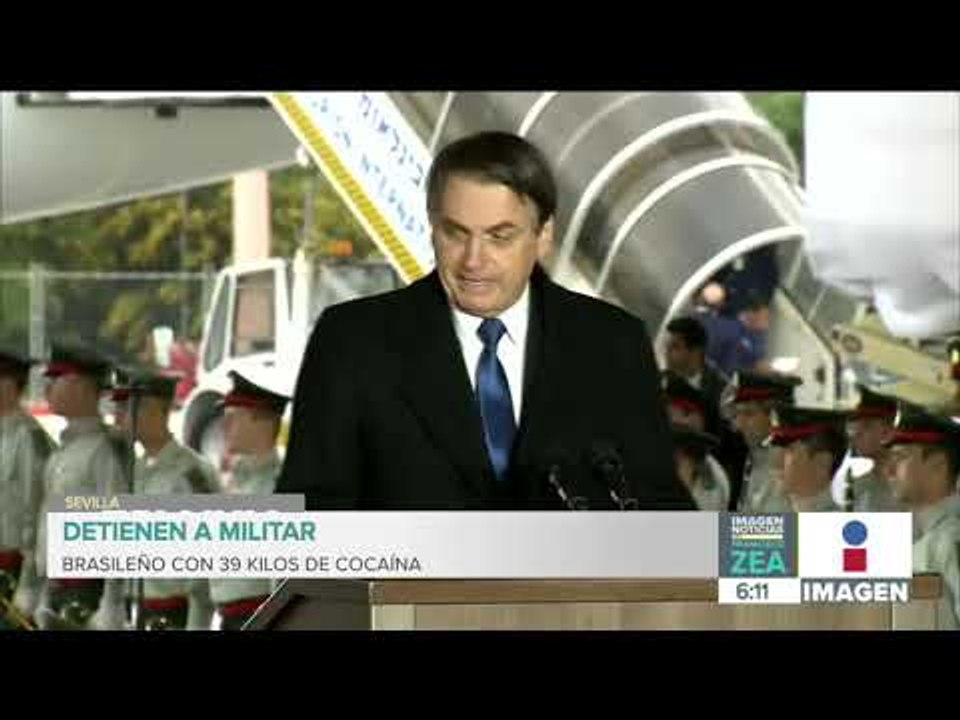 Detienen en España a militar brasileño con 39 kilos de cocaína | Noticias con Francisco Zea