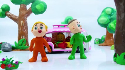 SUPERHERO BABY WILDLIFE TIGER AMAZING SURVIVAL  Play Doh Cartoons For Kids