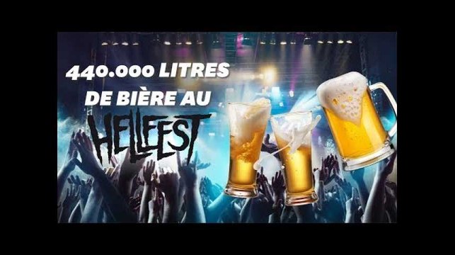 Au Hellfest, les festivaliers ont bu 440.000 litres de bière
