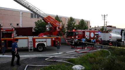 Kumaş deposunda yangın (2) - TEKİRDAĞ