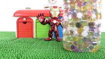 Iron Man Orbeez Water Balloon Bomb Experiment Marvel Attack