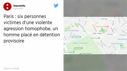 Agression homophobe contre six hommes en plein Paris