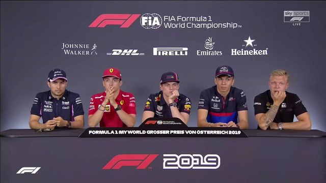F1 2019 Austrian GP - Thursday (Drivers) Press Conference