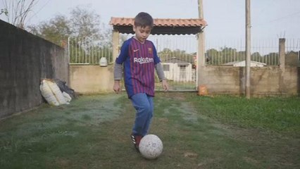 Un jeune brésilien rêve de devenir le futur lionel messi