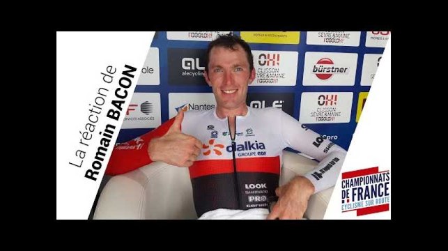 Championnat de France contre-la-montre : la réaction de Romain Bacon