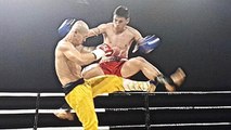 Shaolin Kung Fu Monk Versus Kick Boxing - Interesting