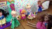 Elsa and Anna toddlers contest with their friends and Descendants 2
