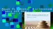 About For Books  Microeconomics: Theory and Applications with Calculus (Pearson Series in