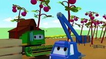 Troy The Train and Chuck the Cherry Picker in Car City | Cars & Trucks cartoon for children