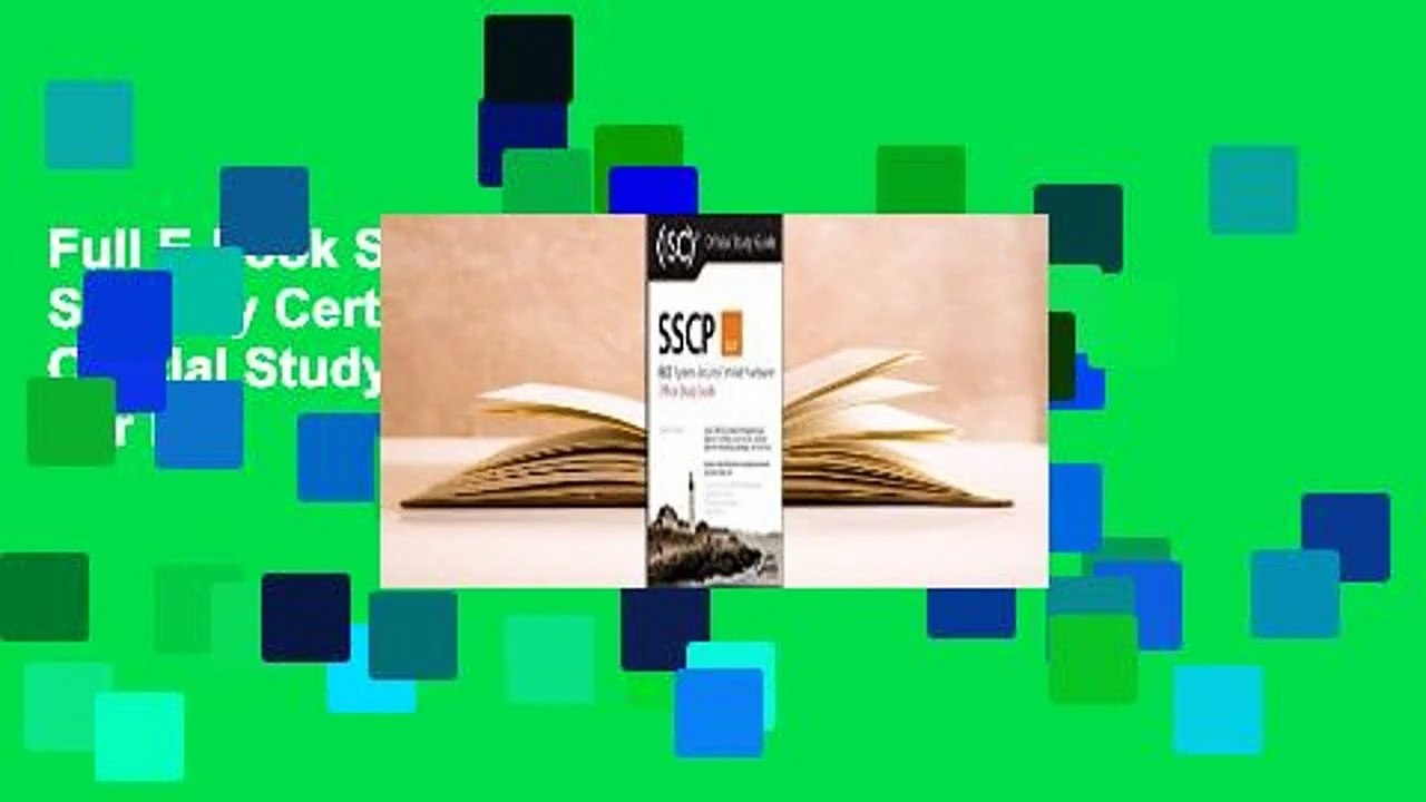 Full E-book Sscp (Isc)2 Systems Security Certified Practitioner Official Study Guide  For Full