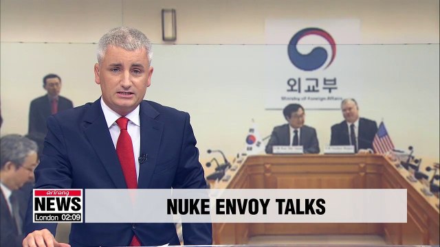 Seoul and Washington's nuclear envoys prepare for their leaders' denuke talks