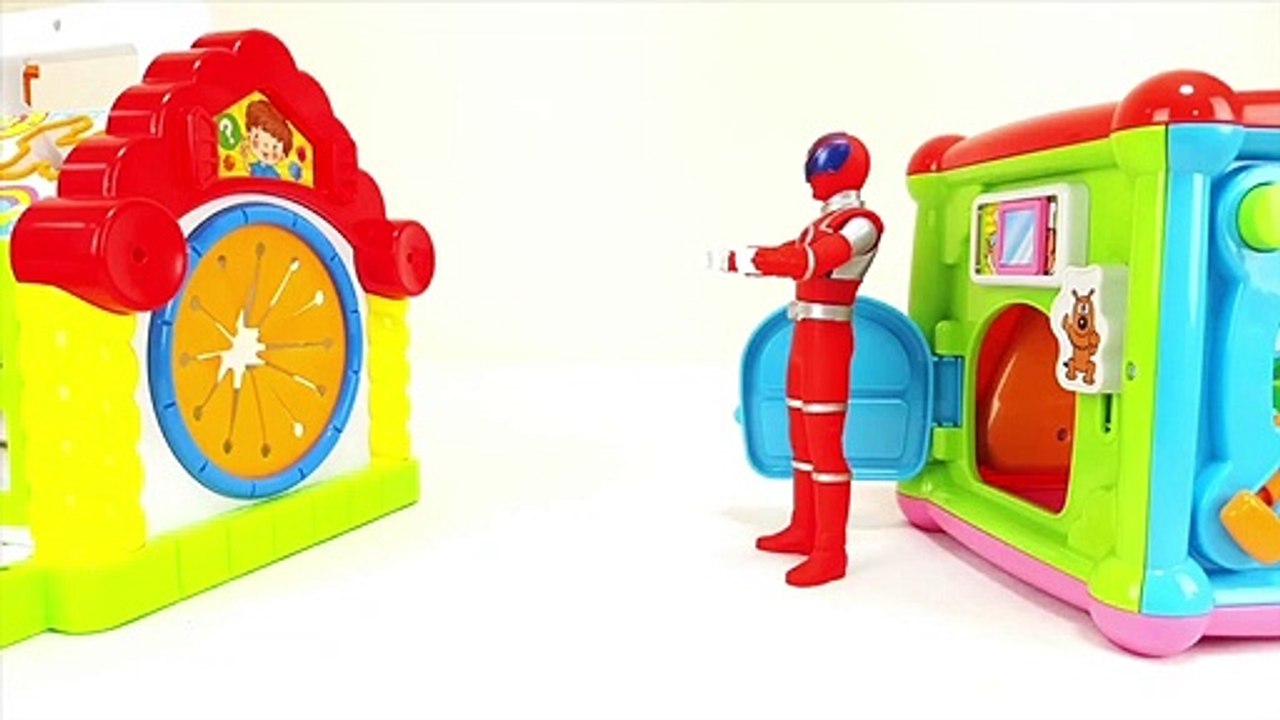 Power Rangers unite Let's Go into the House Super Hero Spo Spo Movie for Kids