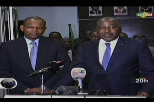 ORTM/Séance de travail entre le Premier ministre, Dr Boubou Cissé et son homologue Ivoirien