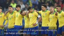Brasil elimina a Paraguay en penales y se mete a semifinales de Copa América