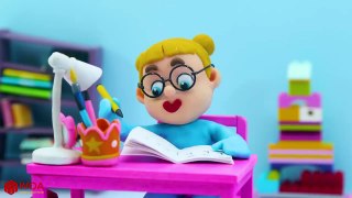 SUPERHERO BABY SPORT CAR VEHICLE  Animation Cartoons Play Doh
