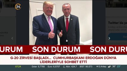Başkan Erdoğan dünya liderleriyle sohbet etti - Ins