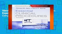 About For Books  Essential Clinical Procedures: Expert Consult - Online and Print, 3e Complete