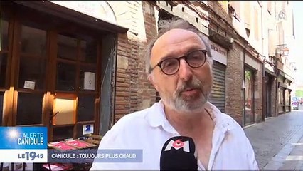 Spéciale Canicule: Certains commerçants qui ne sont pas équipés de climatisation préfèrent tirer le rideau