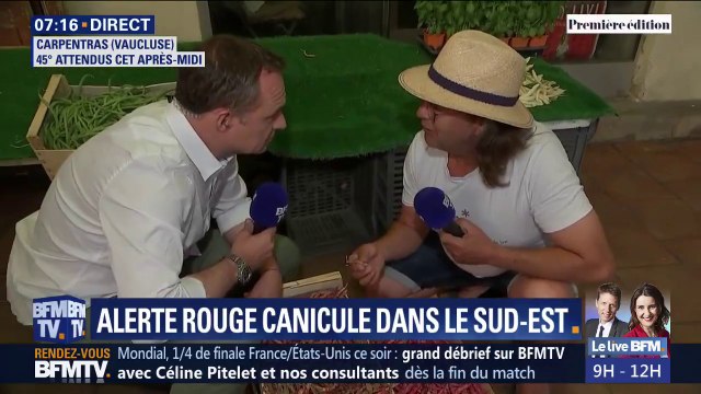 Ce commerçant de Carpentras n'arrive pas à faire face à la canicule