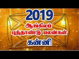 புத்தாண்டு பலன்கள் 2019 கன்னி ராசி | kanni Rasi 2019 Palan | 2019ம் ஆண்டு ராசி பலன்கள்
