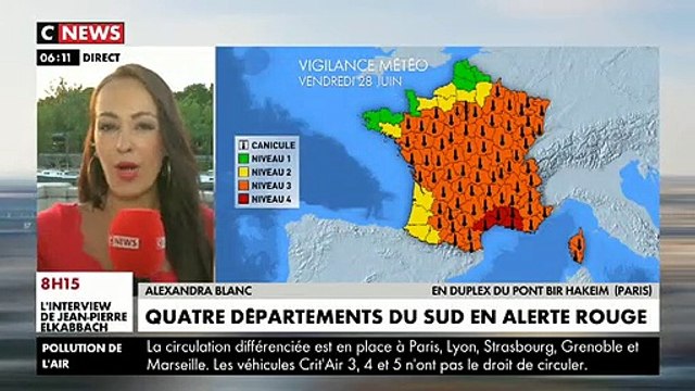 Spéciale Canicule: Regardez le bulletin météo complet de Cnews pour savoir ce qui vous attend aujourd'hui mais aussi ce week-end