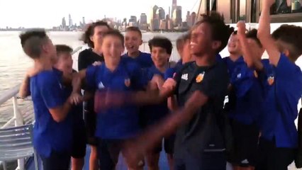 Así calienta motores el Valencia CF en Nueva York