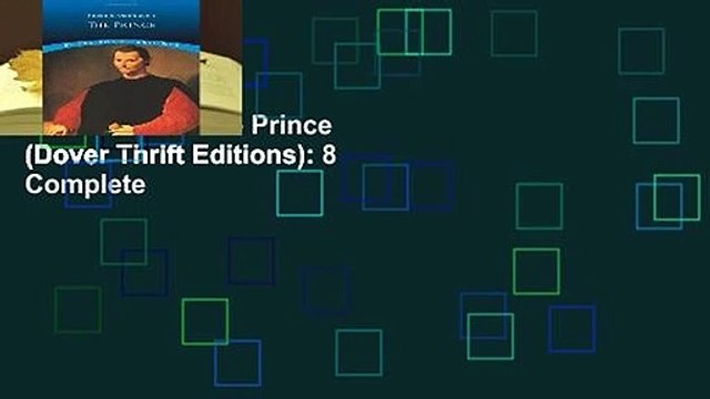 Full version The Prince (Dover Thrift Editions): 8 Complete