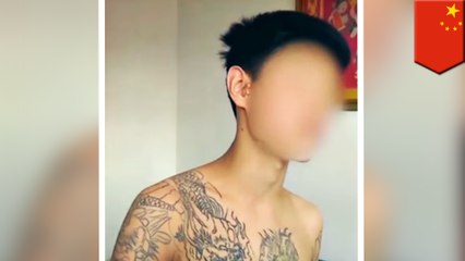 息子にタトゥーを入れたタトゥーショップを訴えた両親 中国 - トモニュース