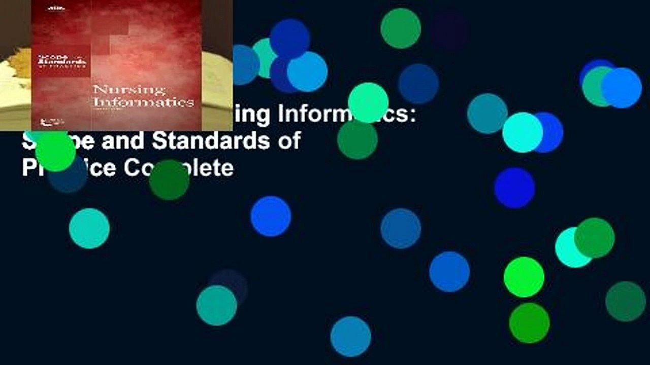 Full version  Nursing Informatics: Scope and Standards of Practice Complete