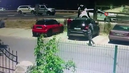 20 saniyede otomobilden hırsızlık kamerada