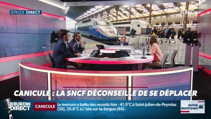 Dupin Quotidien : Canicule, la SNCF déconseille de se déplacer - 28/06
