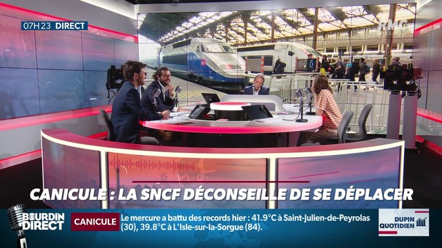 Dupin Quotidien : Canicule, la SNCF déconseille de se déplacer - 28/06