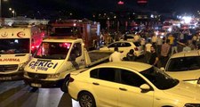 Yarış yapan karı- koca Kadıköy'de zincirleme kazaya neden oldu: 7 yaralı